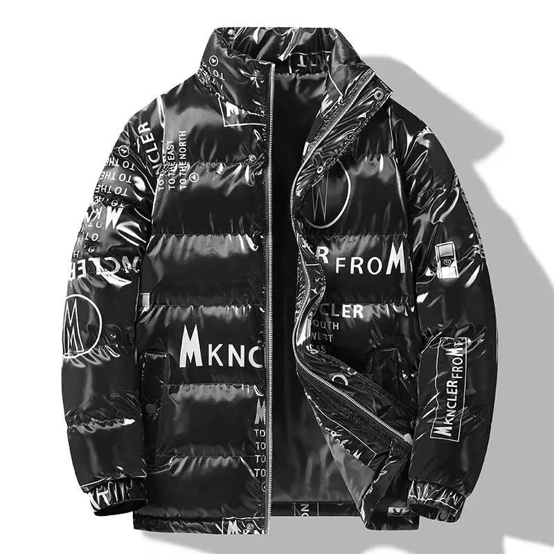 Printed Coat Winter Men's Fashion by Zeny Home & Beauty