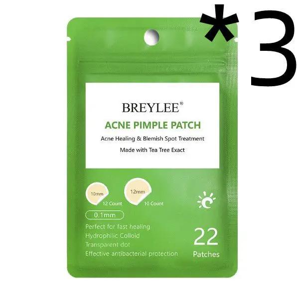 Tea Tree Acne Patch Ultra Thin Transparent Hydrocolloid Absorbs Secretions Fades Acne Marks by null