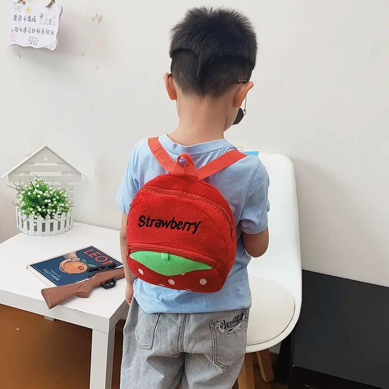 Early Childhood Education Plush School Bag For Kids With Soft Touch Skin Friendly Design by null