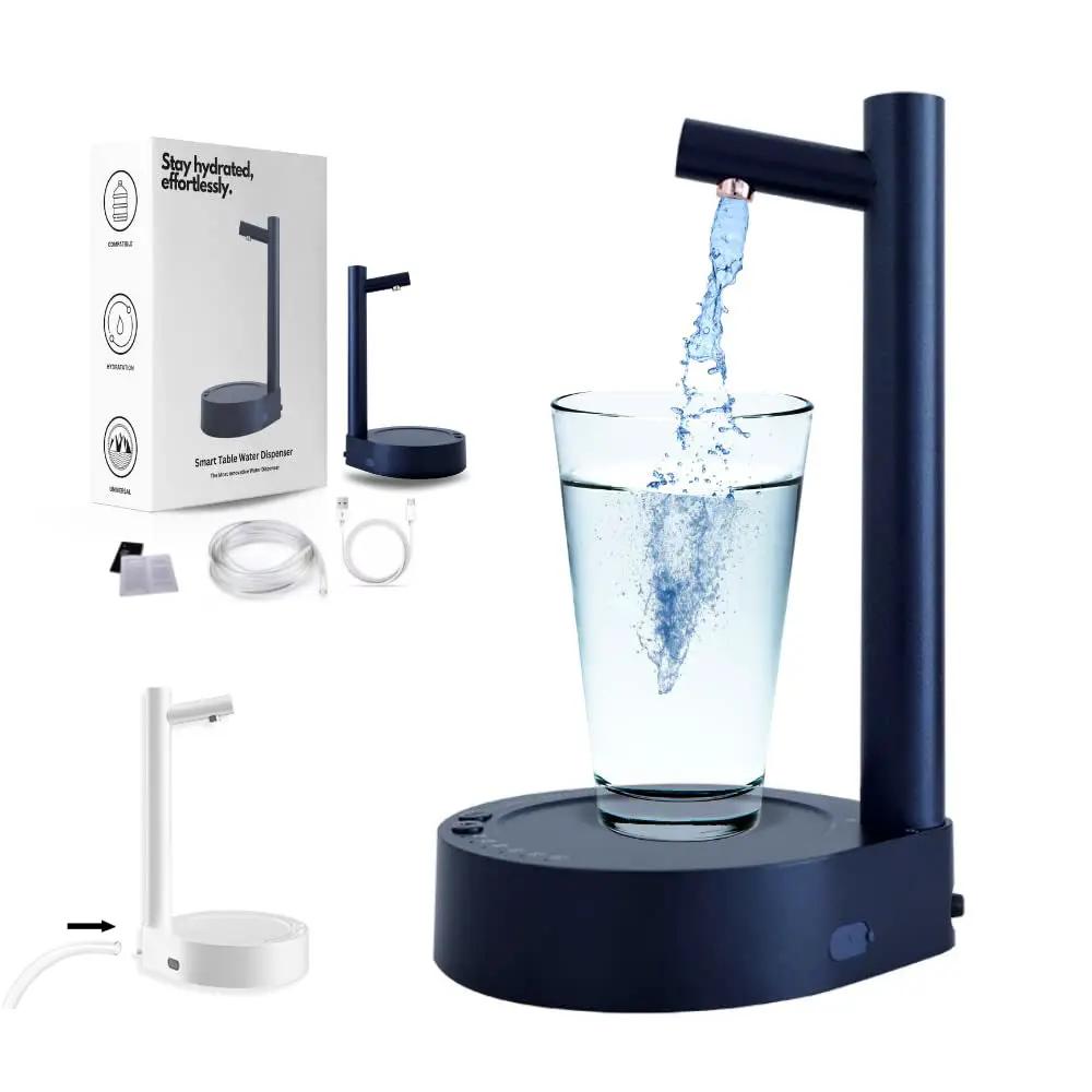 Desk Dispenser Electric Water Gallon Automatic Water Bottle Dispenser Rechargeable Water Dispenser by Zeny Home & Beauty