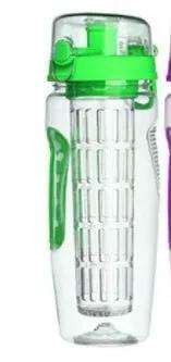 32 Oz Fruit Infuser Water Bottle BPA Free Eastman Tritan Leakproof Sports Bottle With Infuser Cup by null
