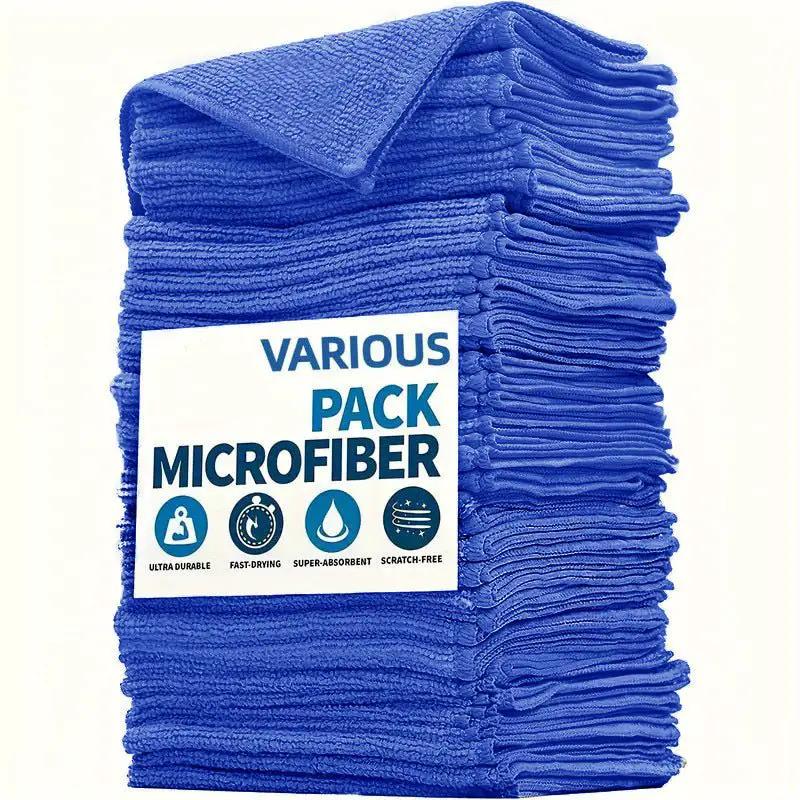 Ultra Absorbent Kitchen And Car Cleaning Cloth Towels Set For Spills Dishes Counters And Surfaces by null