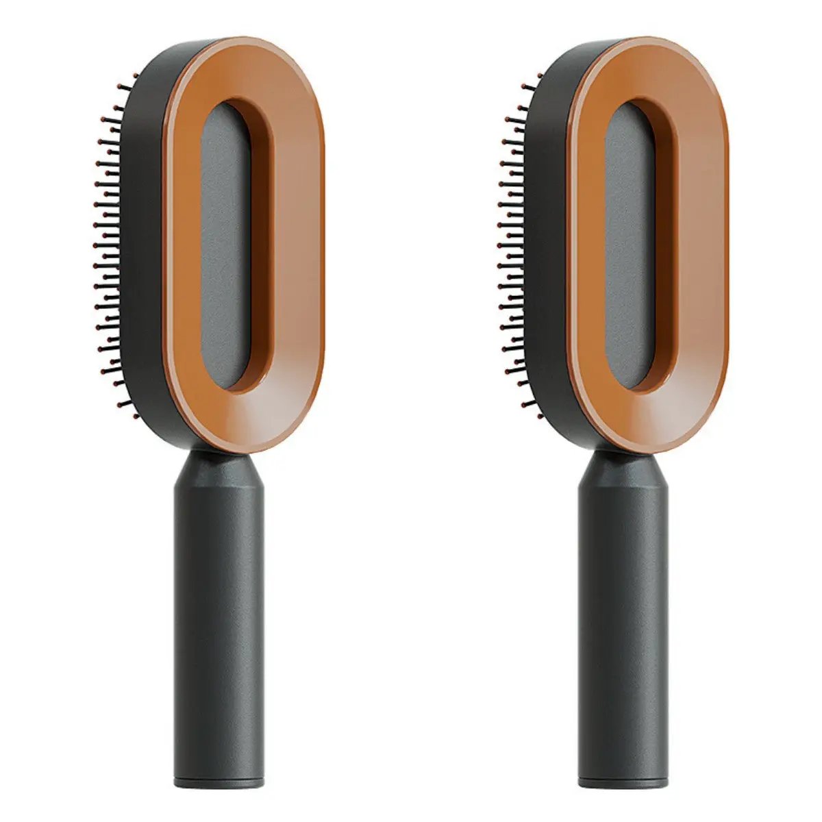 Self Cleaning Hair Brush For Women One-key Cleaning Hair Loss Airbag Massage Scalp Comb Anti-Static Hairbrush by null