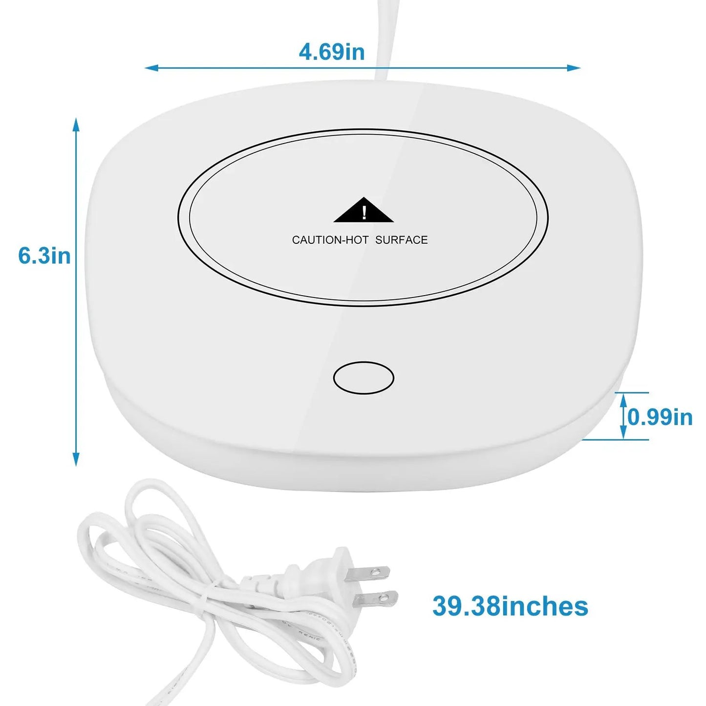 Auto Shut Off Coffee Mug Warmer For Home Office Desk Keeps Beverages Warm All Day by null