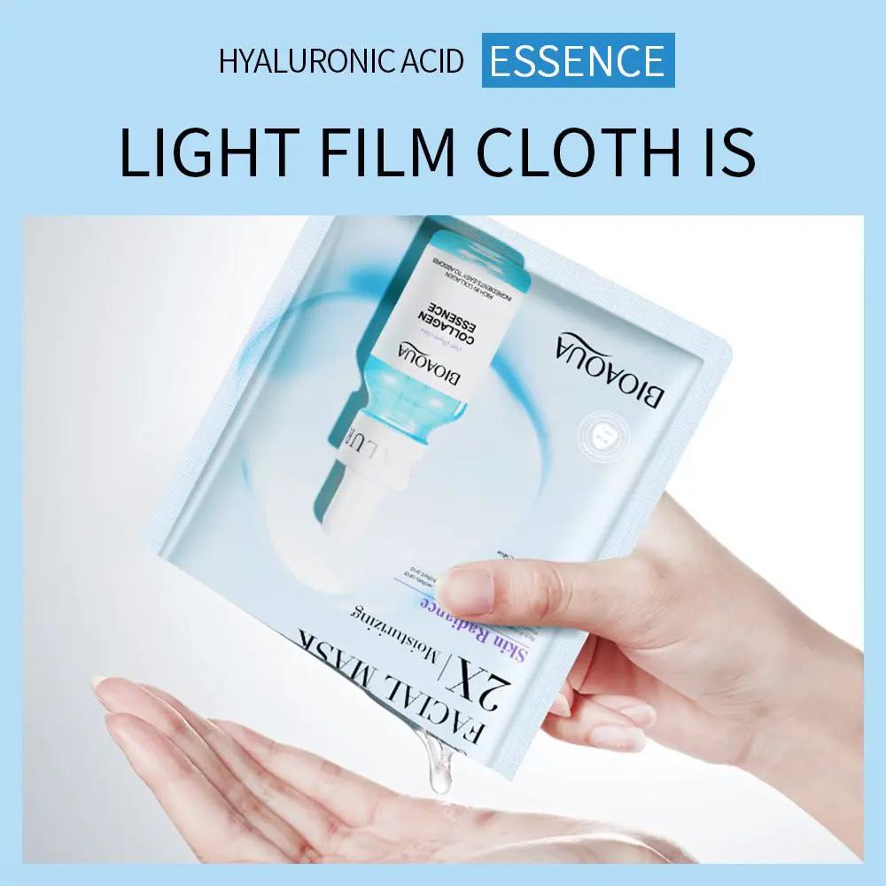 Collagen Face Mask With Hyaluronic Acid Moisturizing Firming Sheet Mask For All Skin Types Care by null