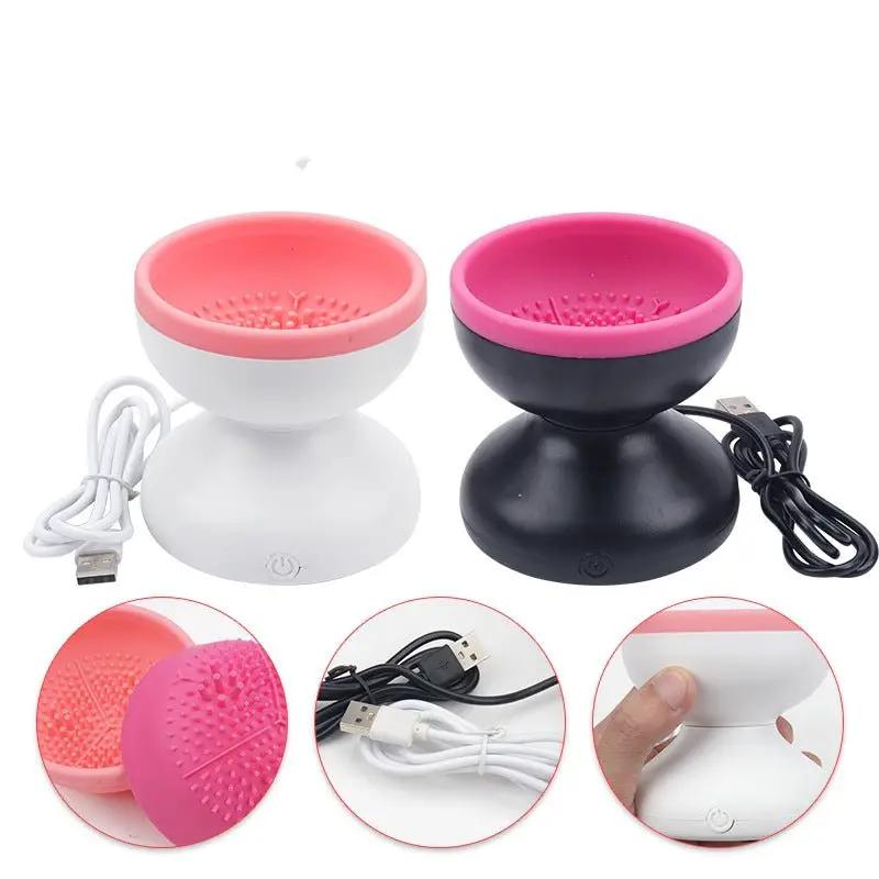 Portable Electric Makeup Brush Cleaner USB Beauty Tools for All Brush Sizes by null
