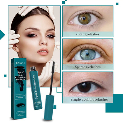 Dense Curling Mascara Smear Proof Black Long Lasting Lash Definition For Everyday Use by null