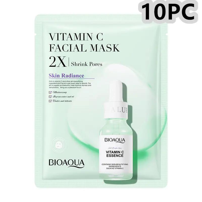 Collagen Face Mask With Hyaluronic Acid Moisturizing Firming Sheet Mask For All Skin Types Care by null