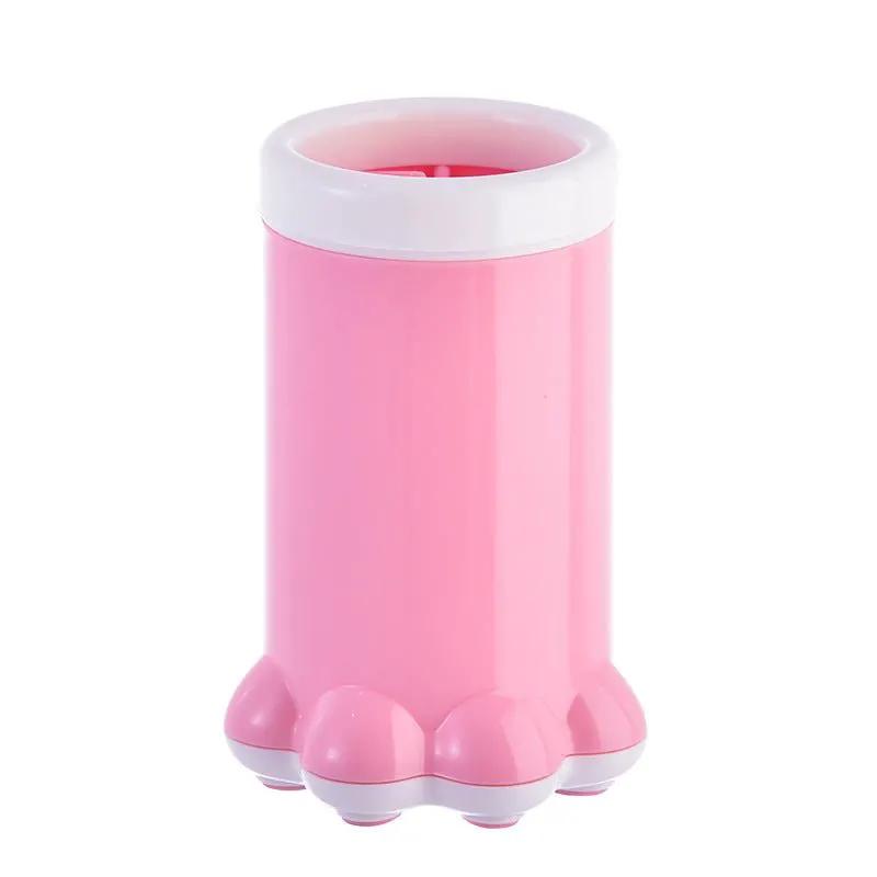 Large Portable Dog Paw Cleaner With Silicone Bristles For Travel And Easy On The Go Paw Cleaning by null