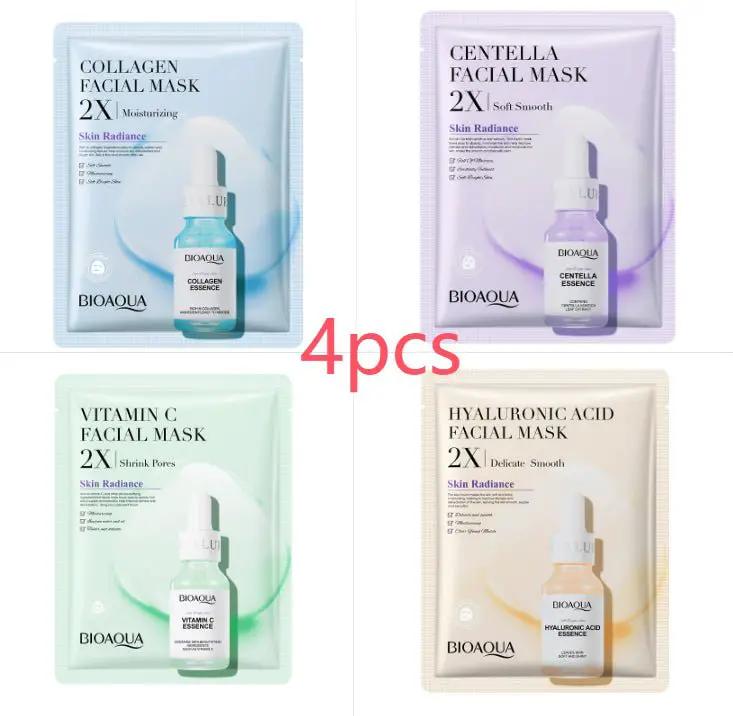 Collagen Face Mask With Hyaluronic Acid Moisturizing Firming Sheet Mask For All Skin Types Care by null