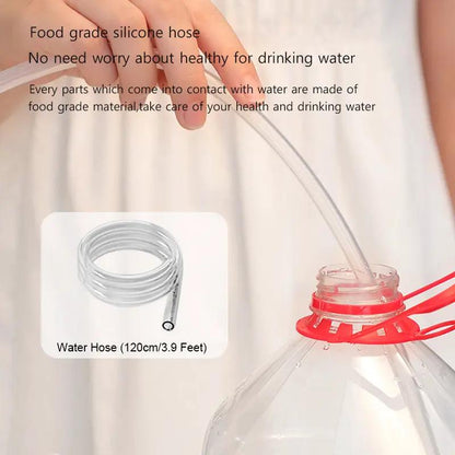 Desk Dispenser Electric Water Gallon Automatic Water Bottle Dispenser Rechargeable Water Dispenser by Zeny Home & Beauty