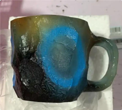 400ml Resin Mineral Crystal Coffee Mugs With Handles Elegant Fake Mineral Crystal Cup For Workplace Home Decor Christmas Gift Kitchen Gadgets by Zeny Home & Beauty
