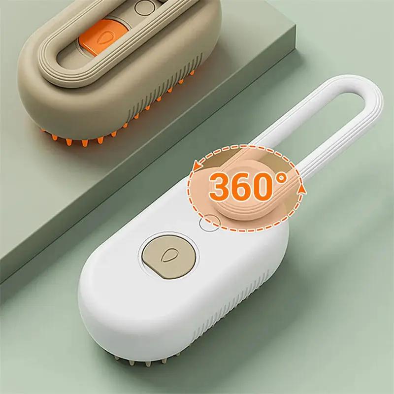 Cat Steam Brush Steamy Dog Brush 3 In 1 Electric Spray Cat Hair Brushes For Massage Pet Grooming Comb Hair Removal Combs Pet Products by null