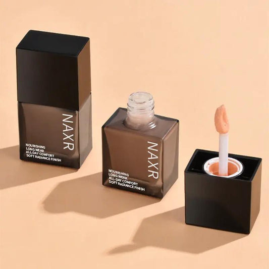 Brightening Concealing Liquid Foundation For Oil Control And Moisturizing Skin Care 01 Natural Color Or 02 Ivory White by null