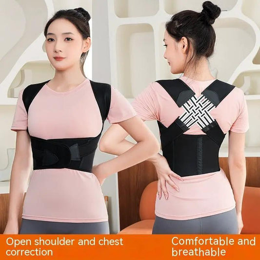 Unisex Posture Corrector Brace Anti Humpback Chest Lift Support For Better Shoulder And Spine Alignment by null