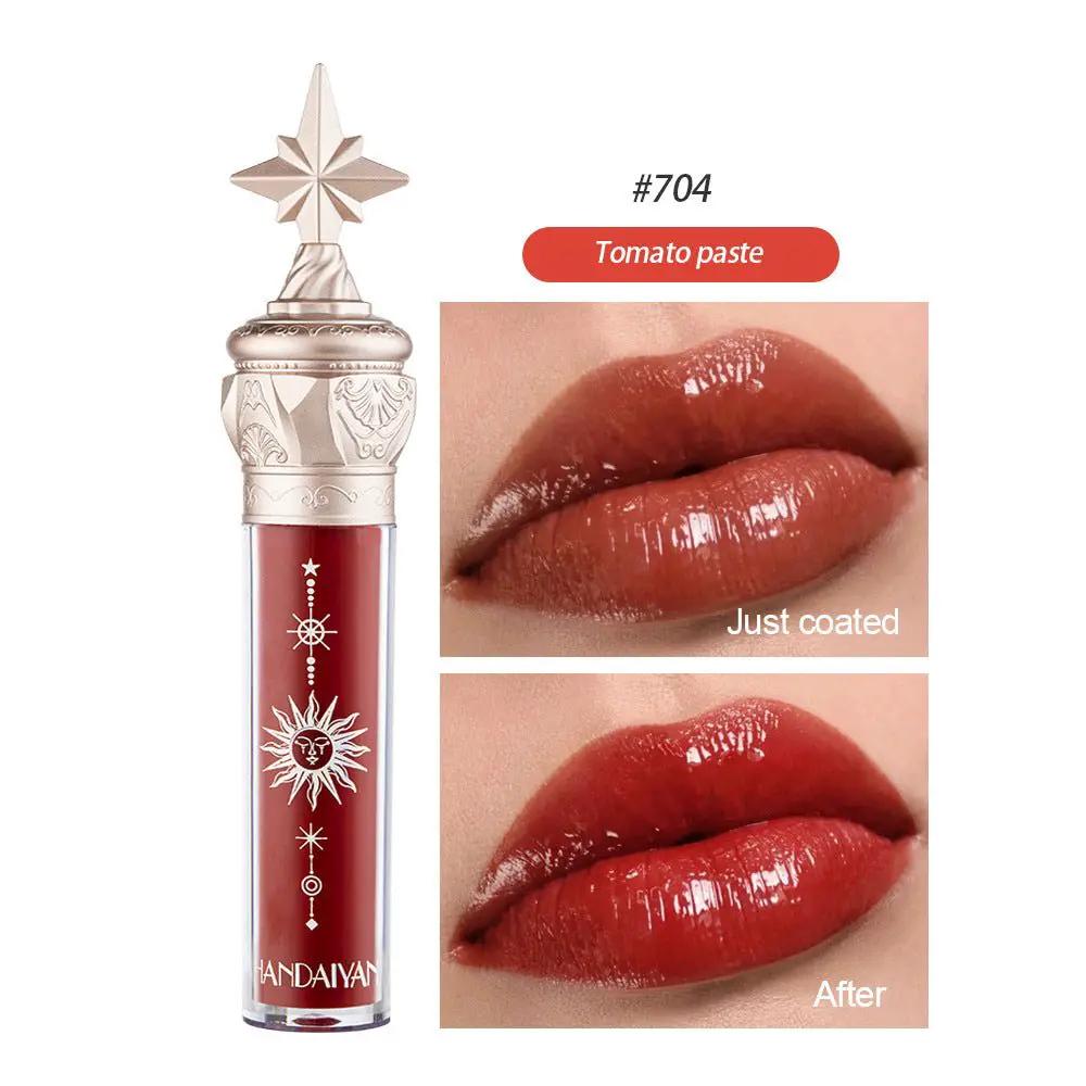 Moisturizing Lip Gloss With Mirror Finish In 8 Colors Waterproof Long Wearing Lip Lacquer by null