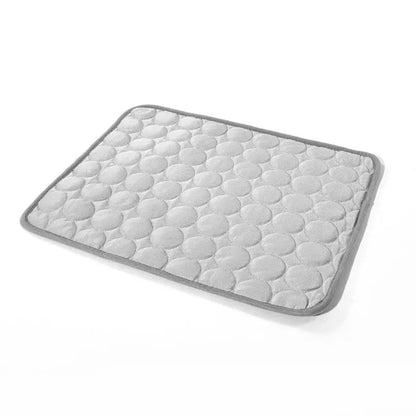 Pet Ice Mat Cooling Mat For Dogs And Cats Cloth Seat Cushion Sizes 40 By 30 To 150 By 100 Cm Pink Blue Gray Brown by null