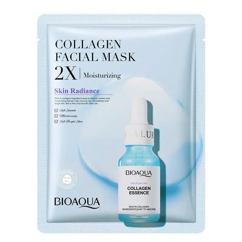 Collagen Face Mask With Hyaluronic Acid Moisturizing Firming Sheet Mask For All Skin Types Care by null