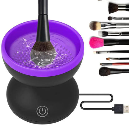 Portable Electric Makeup Brush Cleaner USB Beauty Tools for All Brush Sizes by null