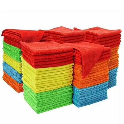 Ultra Absorbent Kitchen And Car Cleaning Cloth Towels Set For Spills Dishes Counters And Surfaces by null