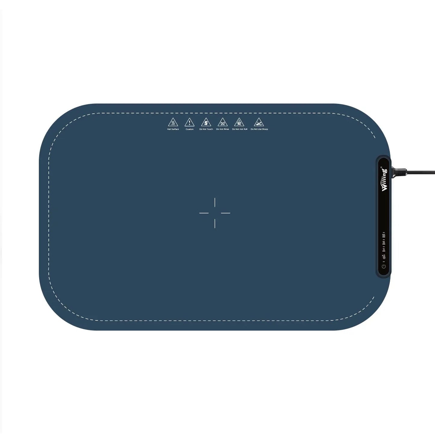Willing 250W Food Warming Mat With 3 Temperature Settings Warmer For Stainless Steel Ceramic Glass Enamelware Navy Blue by null