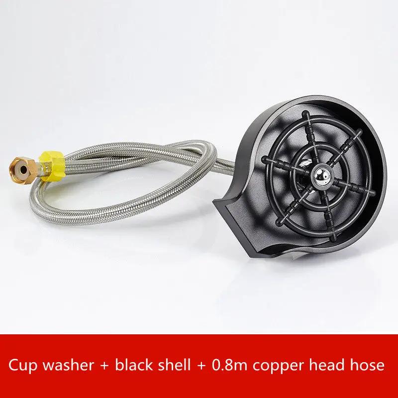 Bar Counter Cup Washer Sink High-pressure Spray Automatic Faucet Coffee Pitcher Wash Cup Tool Kitchen by null