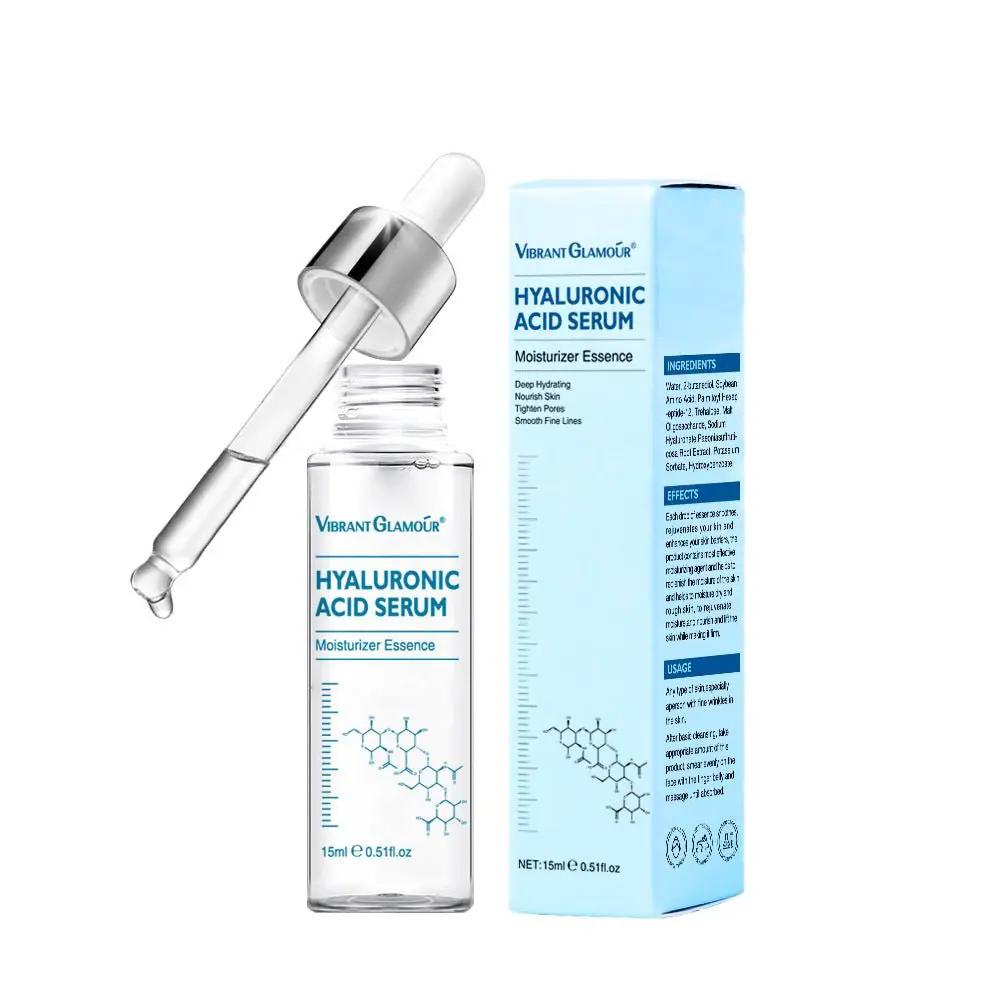 Hyaluronic Acid Serum for Anti Aging Pore Tightening Brightening Moisturizing Dry Skin Care 15ml Stock Solution Series by null