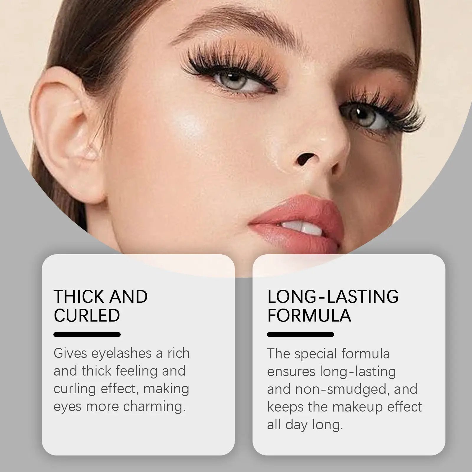Long Black Mascara Long Lasting Smear Proof Makeup 5ml Lash Enhancing Mascara For Everyday Use by null