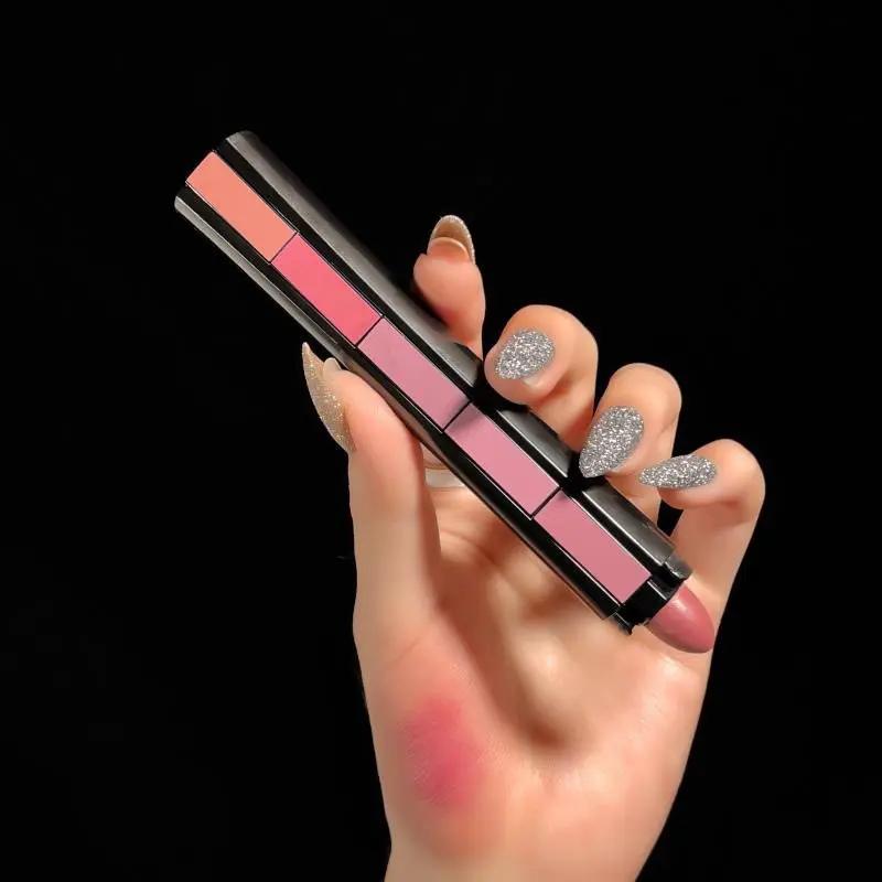 Matte 5 Color Lipstick Set Velvet Lipstick Nonstick Lip Gloss Long Lasting Waterproof Sexy Red Lipstick For All Day Wear by null
